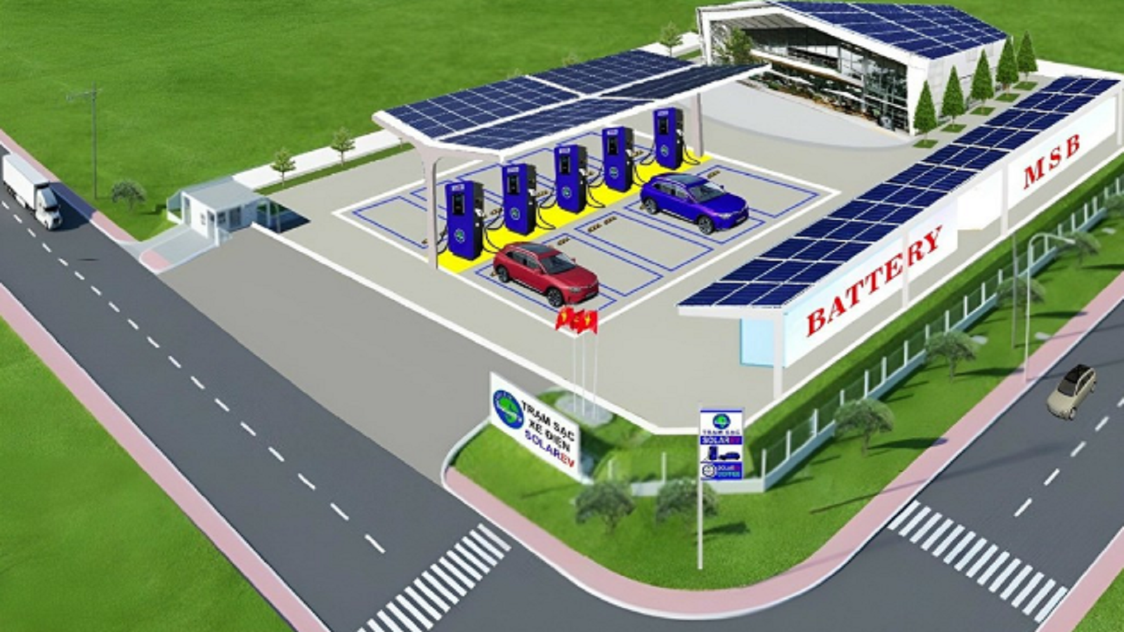 QUY TRÌNH LẮP ĐẶT TRẠM SẠC XE ĐIỆN
